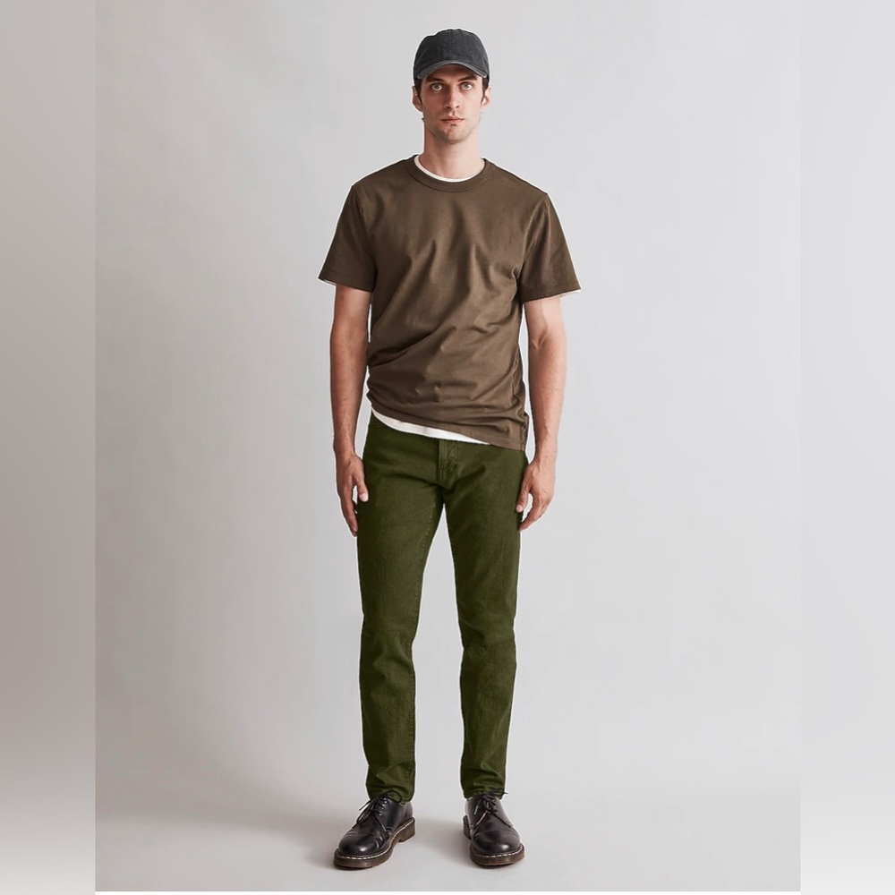 NWT Madewell Mens Garment-Dyed Slim Jeans, size 32/30, NG305 - Picture 5 of 8
